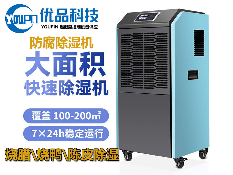 防腐蚀除湿机-陈皮烘干抽湿机-烧腊烧鸭冷干房除湿机